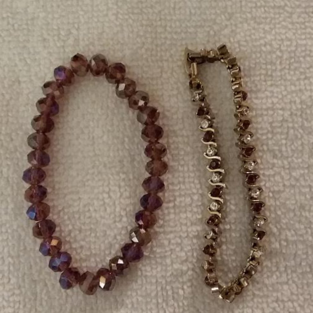 Bracelets, Two, Purple